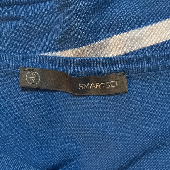 Blue striped sweater from Smart Set - Picture 2 of 4